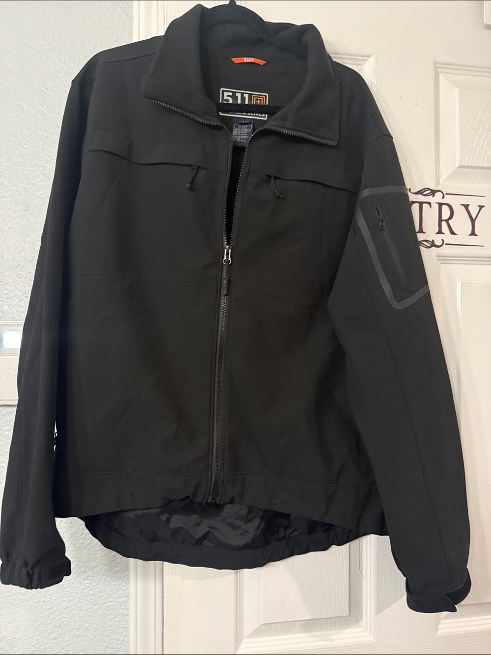 5.11 Tactical Black Softshell Performance Jacket